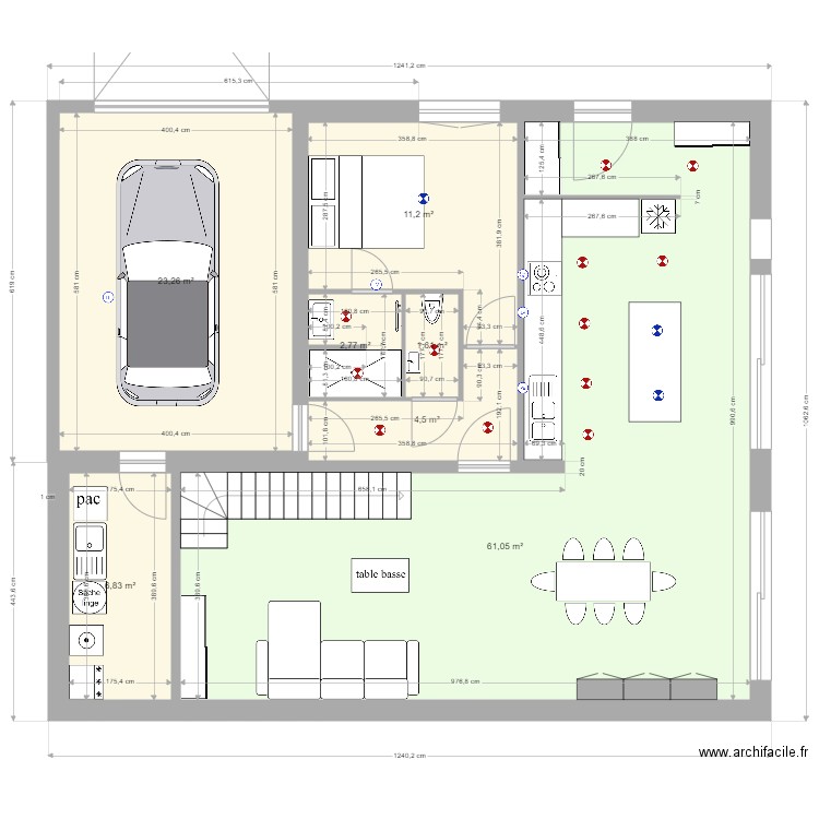 rch 25 bis  futur 3 electricite. Plan de 7 pièces et 111 m2