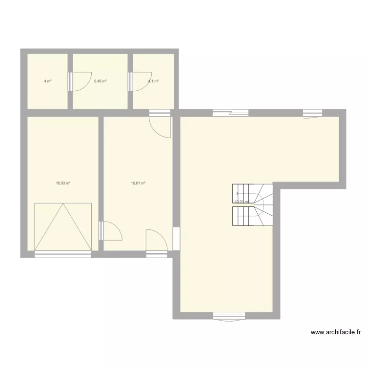 Rez de chauss&eacute;e. Plan de 