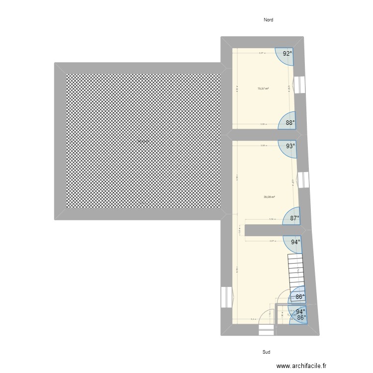 Chapot. Plan de 7 pièces et 236 m2