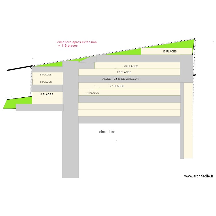 cimetiere 2. Plan de 0 pièce et 0 m2