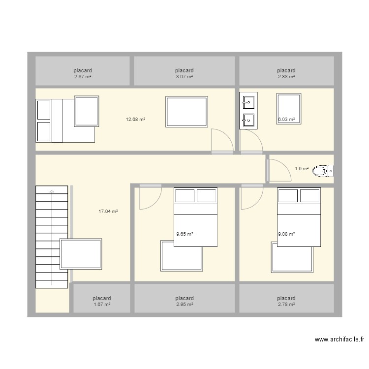 deuxièmeCACHAN4. Plan de 0 pièce et 0 m2