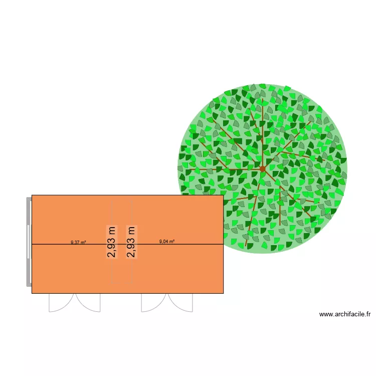 Abris de Jardin. Plan de Abris de Jardin. Plan de