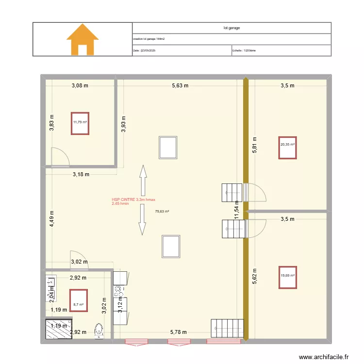 garage roussillon 6. Plan de 