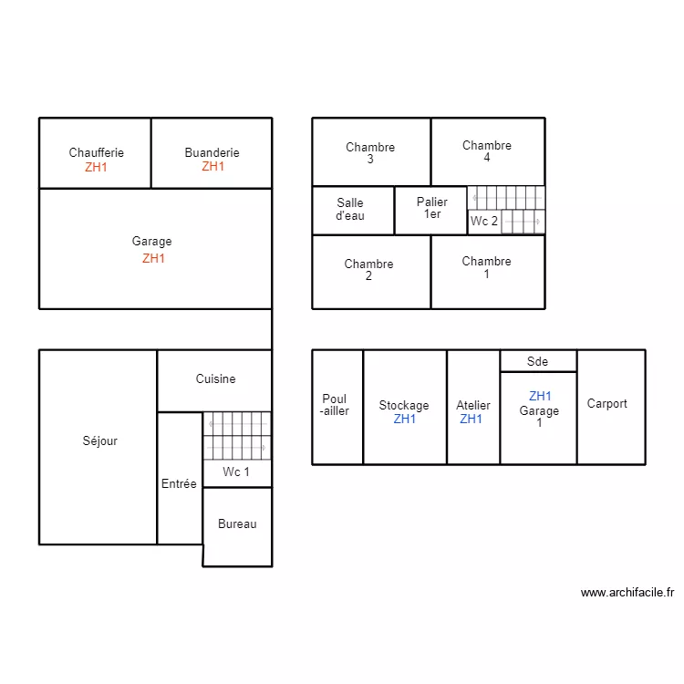QUIMPER GOUALCH. Plan de 