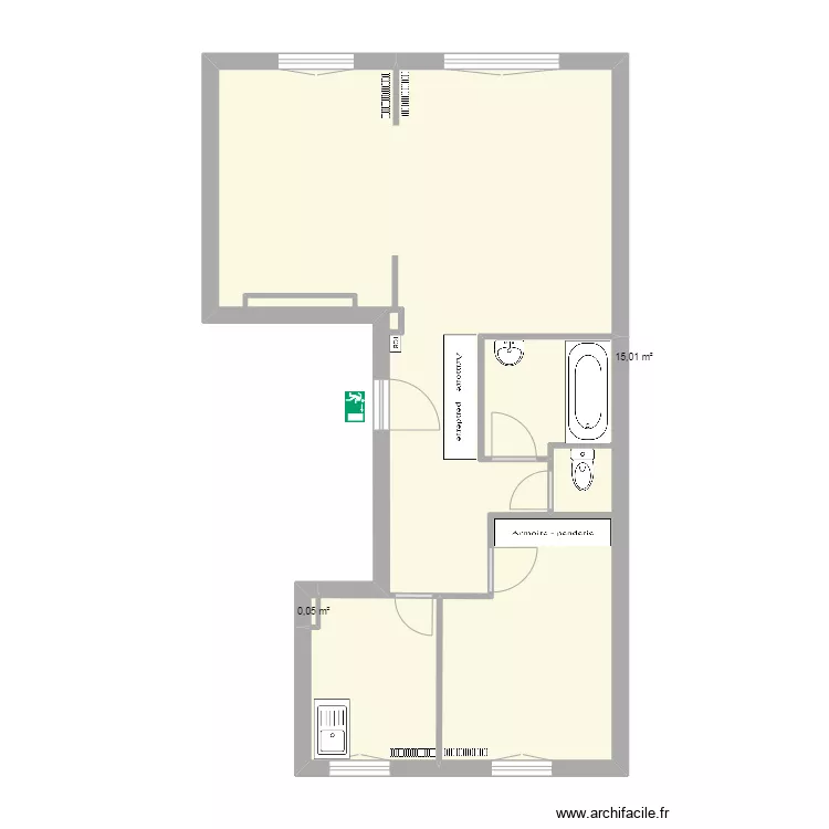 messidor ''12&egrave;me'' projet. Plan de 