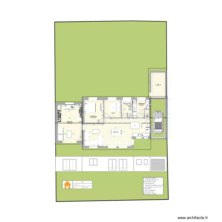 Maison Charmes. Plan de 