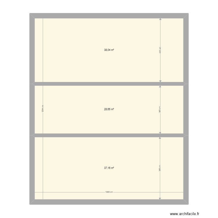 La ciotat 2. Plan de 3 pièces et 104 m2