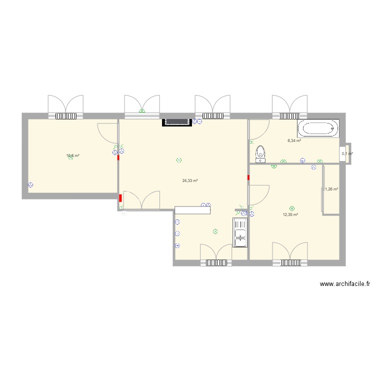 StPierre RDC plan de masse. Plan de 0 pièce et 0 m2