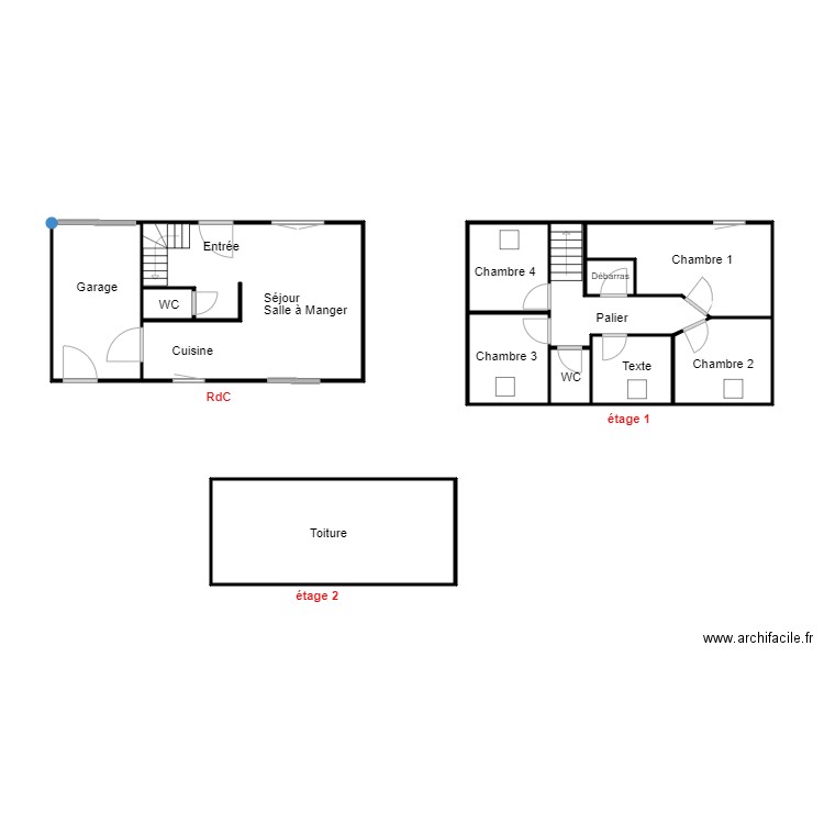 RICHIR. Plan de 12 pièces et 46 m2