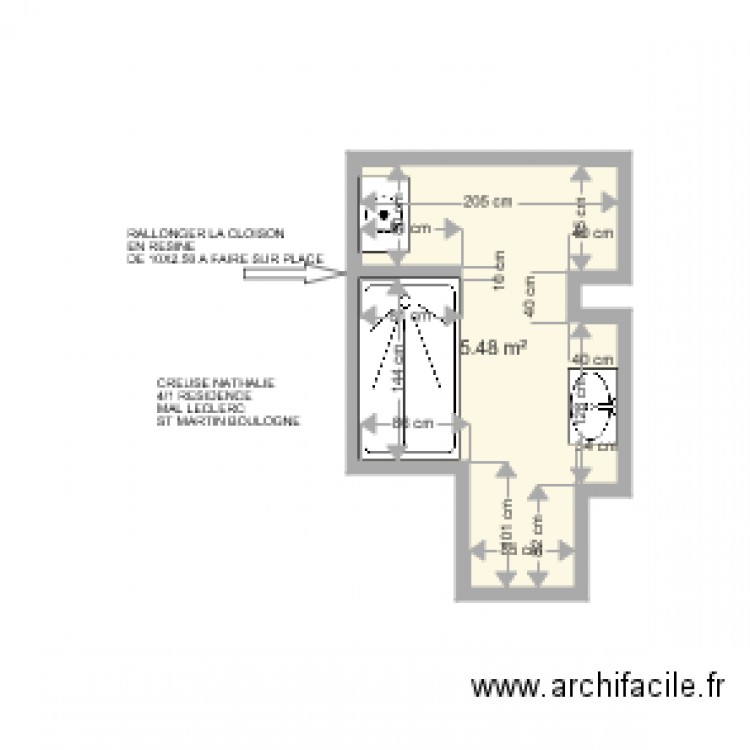 CREUSE NATHALIE . Plan de 0 pièce et 0 m2