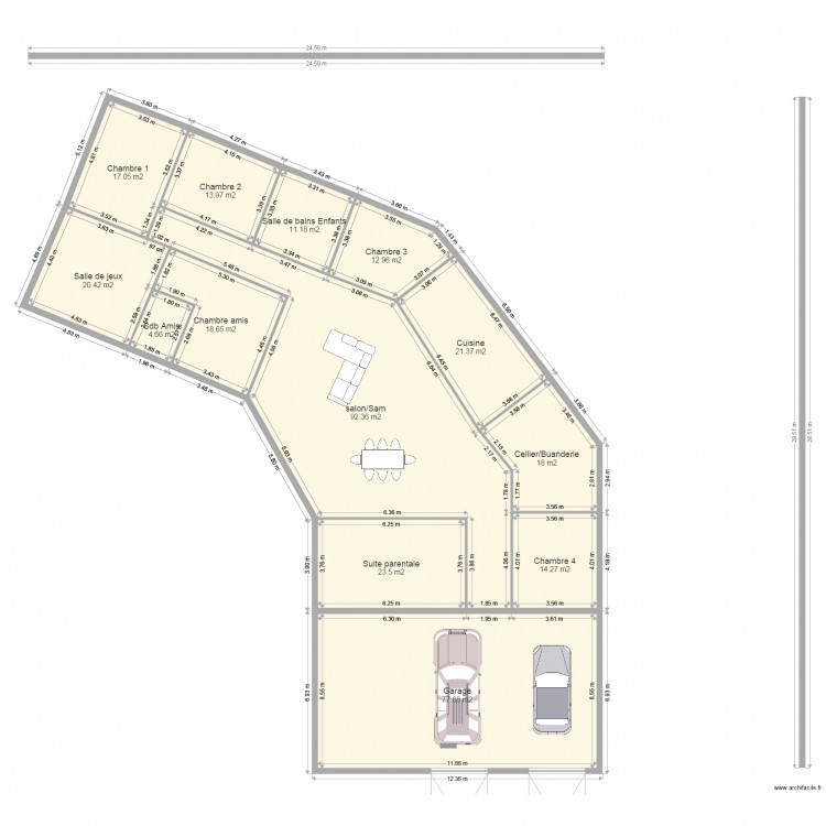 Plan Eurre JC Auré 1. Plan de 0 pièce et 0 m2