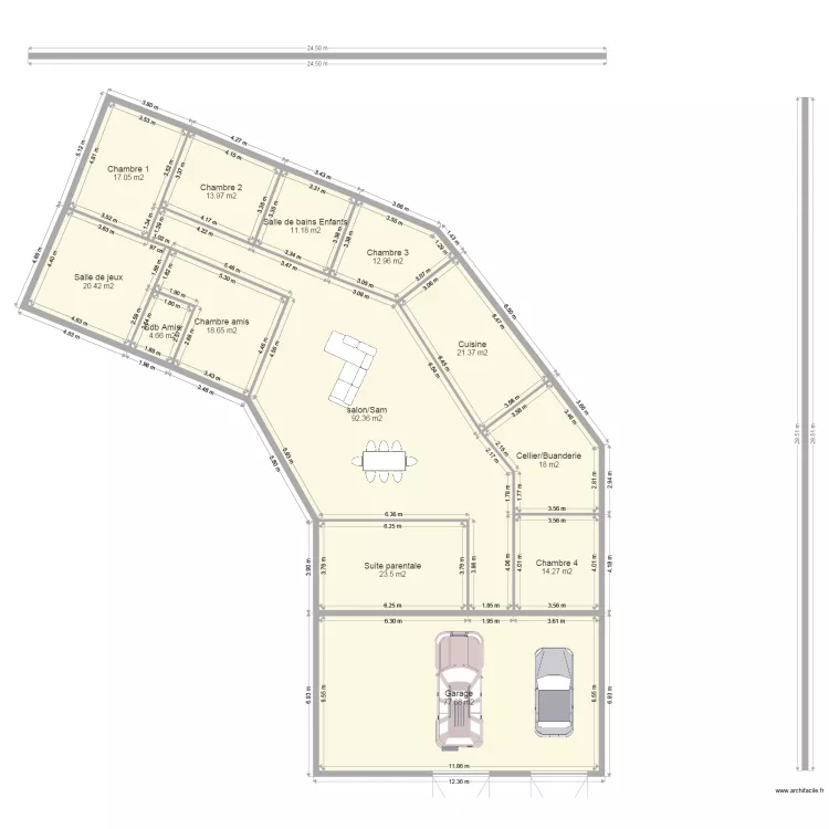 Plan Eurre JC Aur&eacute; 1. Plan de 