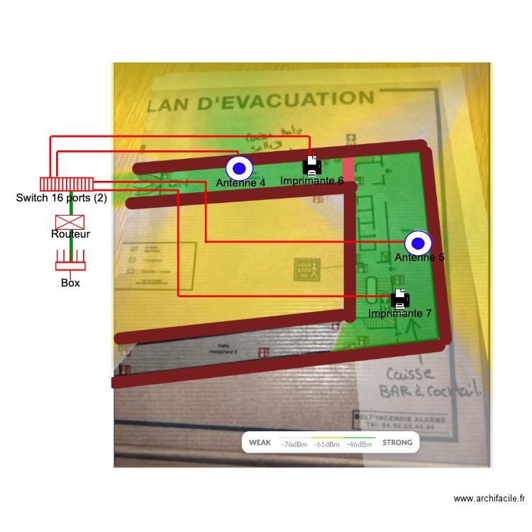 Etage plan unifi. Plan de 0 pièce et 0 m2