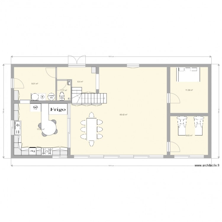 plan maison 2 etages 200 m. Plan de 0 pièce et 0 m2