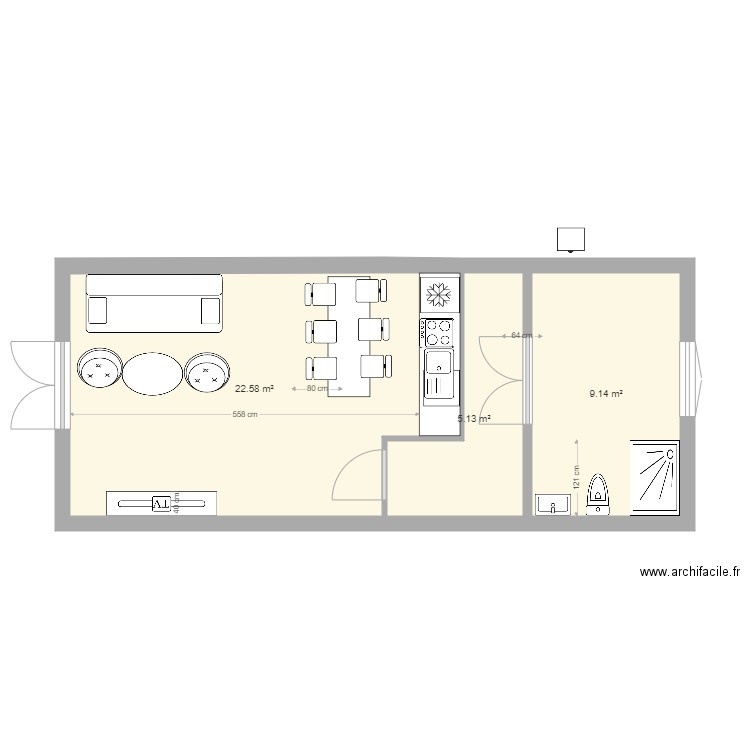 F2 BOBIGNY 4. Plan de 0 pièce et 0 m2