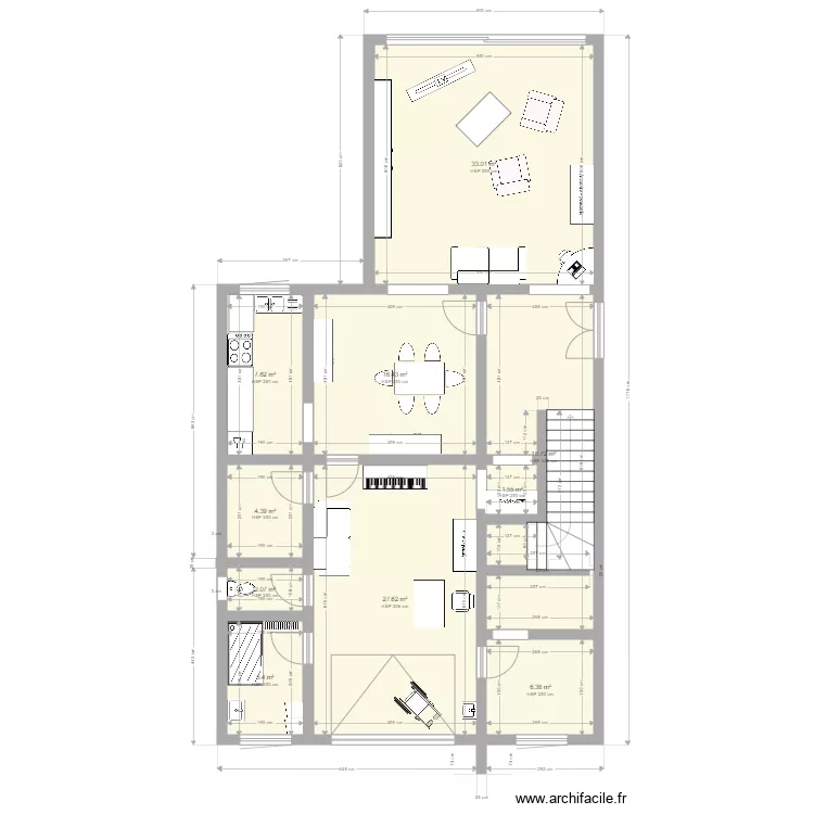 MAISON MAMIE. Plan de 