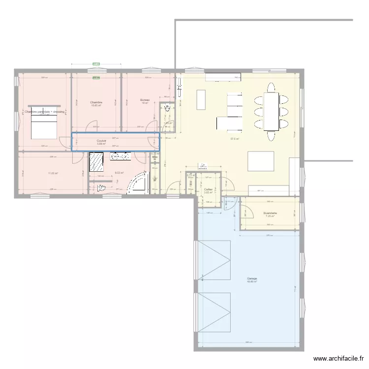 jolie maison 2. Plan de 