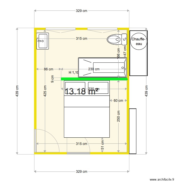 PLAN CH PARENTALE L VINCI. Plan de 0 pièce et 0 m2