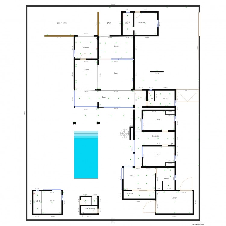 MALIKA elec. Plan de 0 pièce et 0 m2