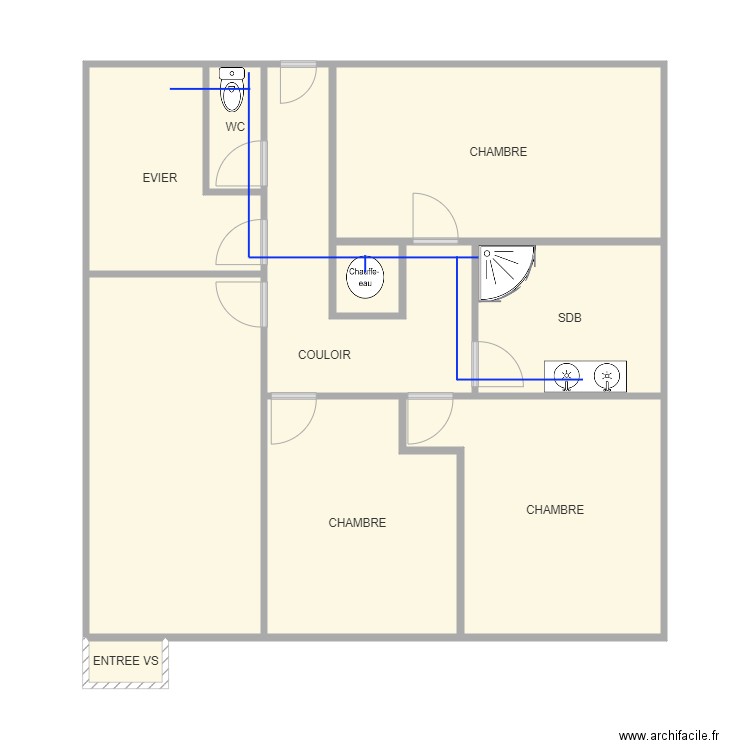 Inter 3274694 Martin. Plan de 10 pièces et 75 m2