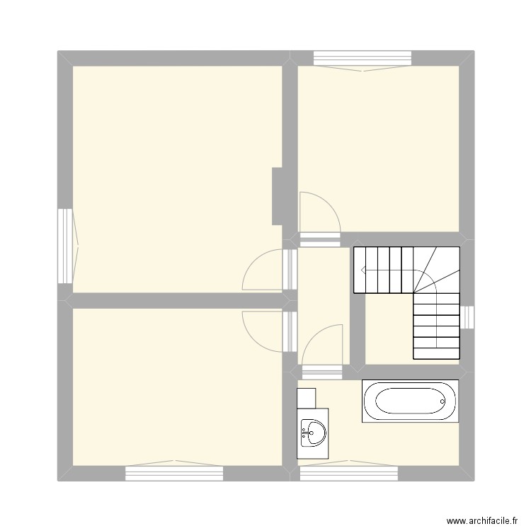 REZ - CLABECQ. Plan de 0 pièce et 0 m2