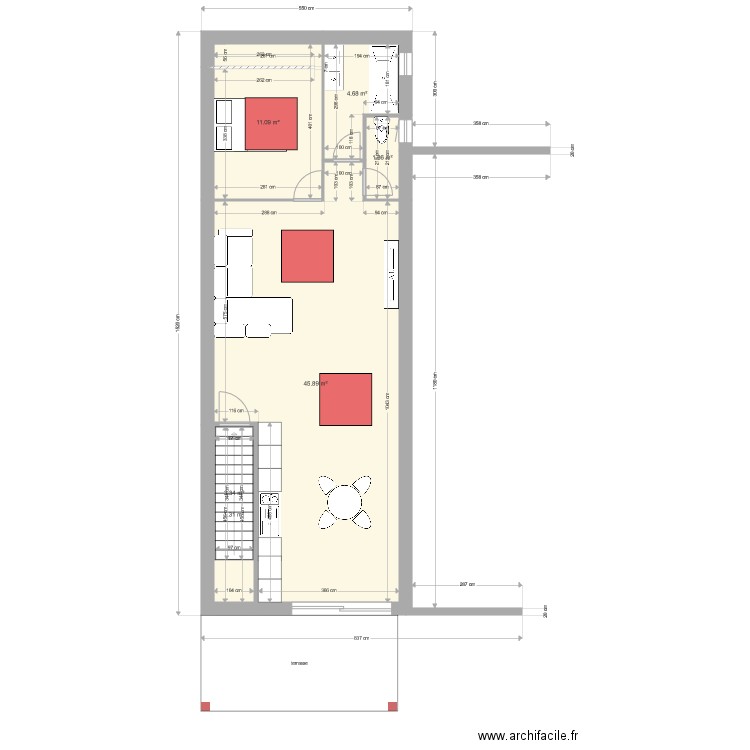 Carlos depot RdC. Plan de 0 pièce et 0 m2