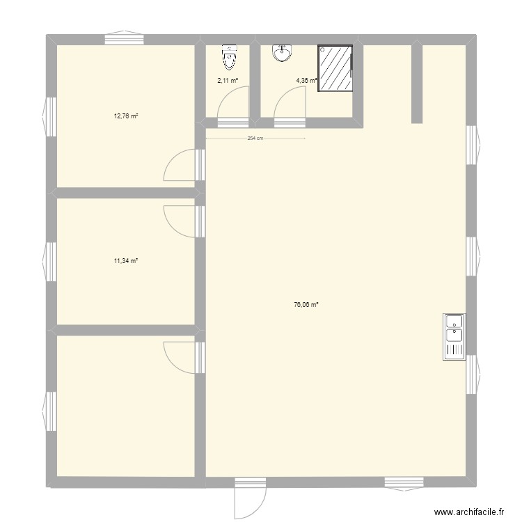 Plan Origine Maison RSM new. Plan de 0 pièce et 0 m2