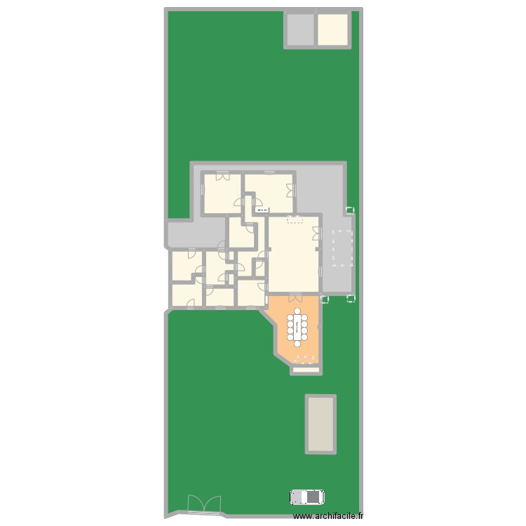 LE BRUSC. Plan de 17 pièces et 1063 m2