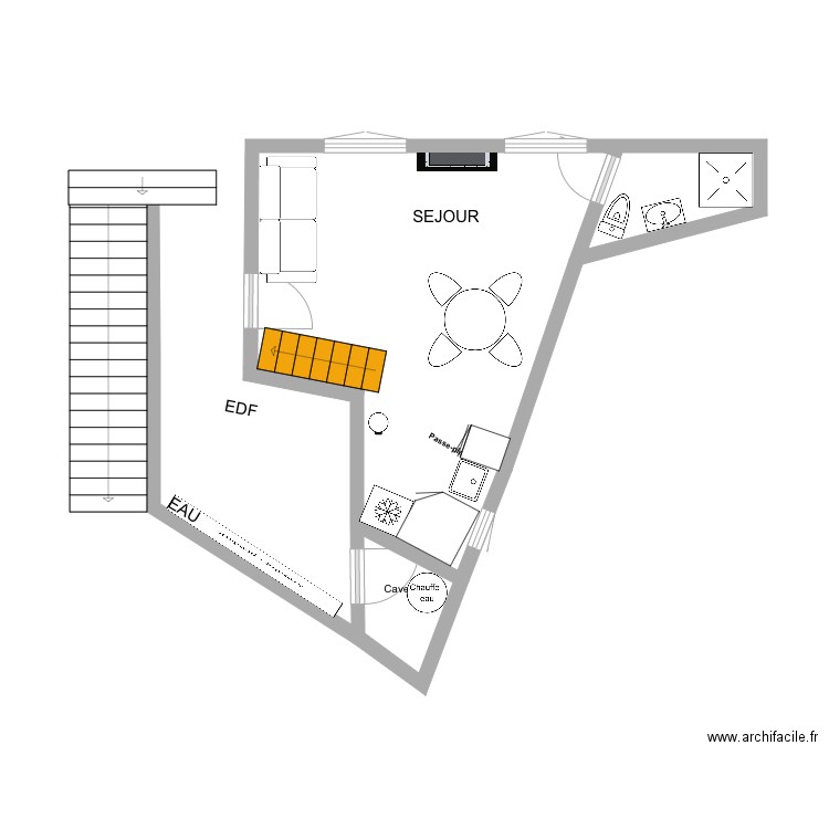 ApptPortaletRdc41. Plan de 0 pièce et 0 m2