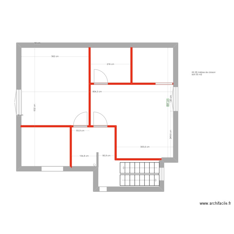 1er Vide. Plan de 0 pièce et 0 m2