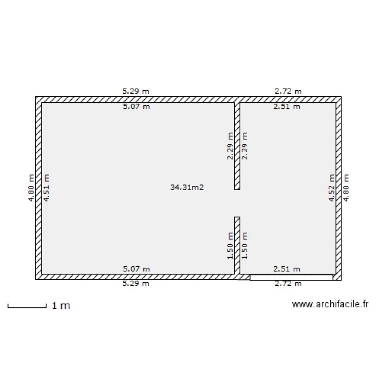 MAISON V1. Plan de 0 pièce et 0 m2