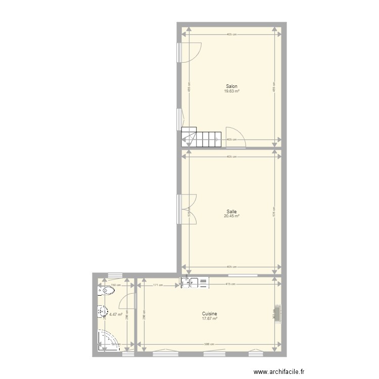 rdc centre equestre. Plan de 0 pièce et 0 m2