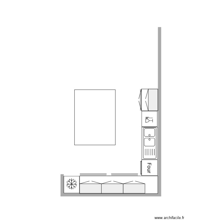 OSMANcuisine. Plan de 0 pièce et 0 m2