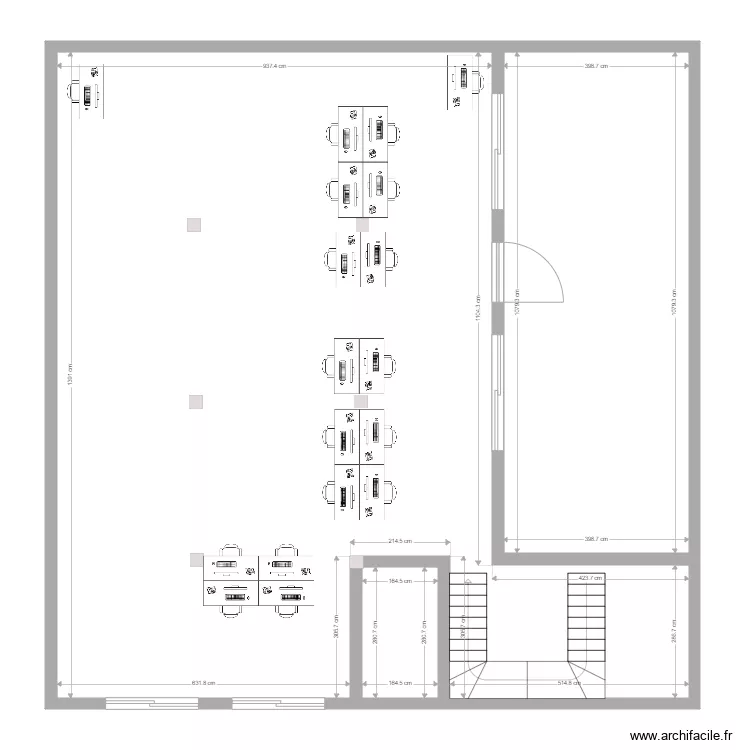 bureau golaa. Plan de 