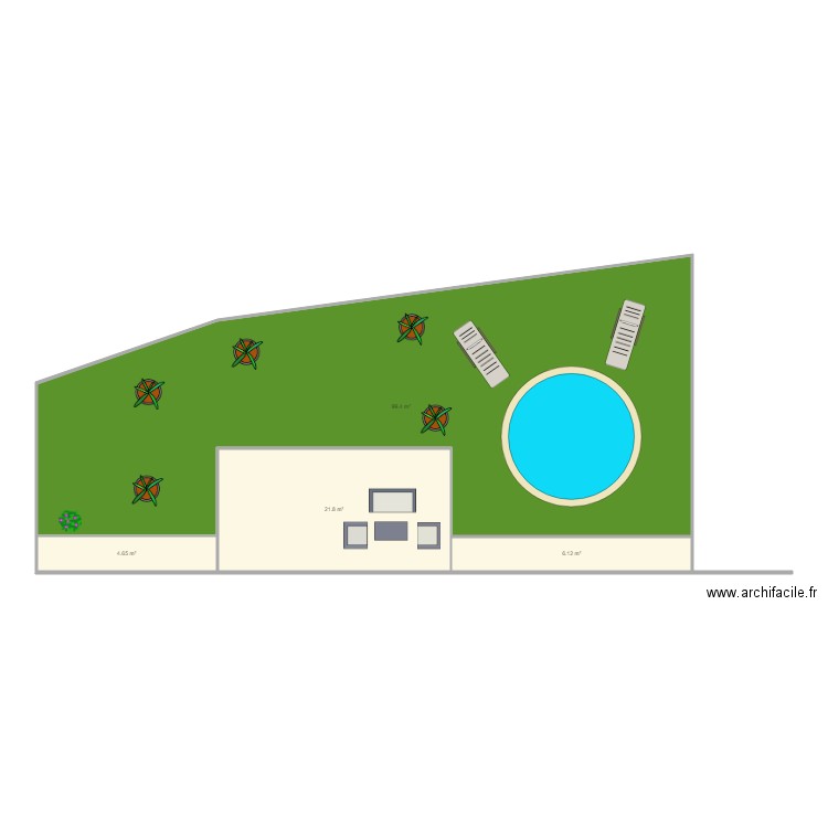 Jardin maison 2. Plan de 0 pièce et 0 m2