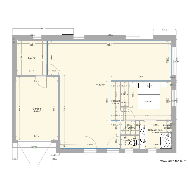 PROJET ATHEE  MODIFIE VERSION 2 du 06 FEV. Plan de 0 pièce et 0 m2