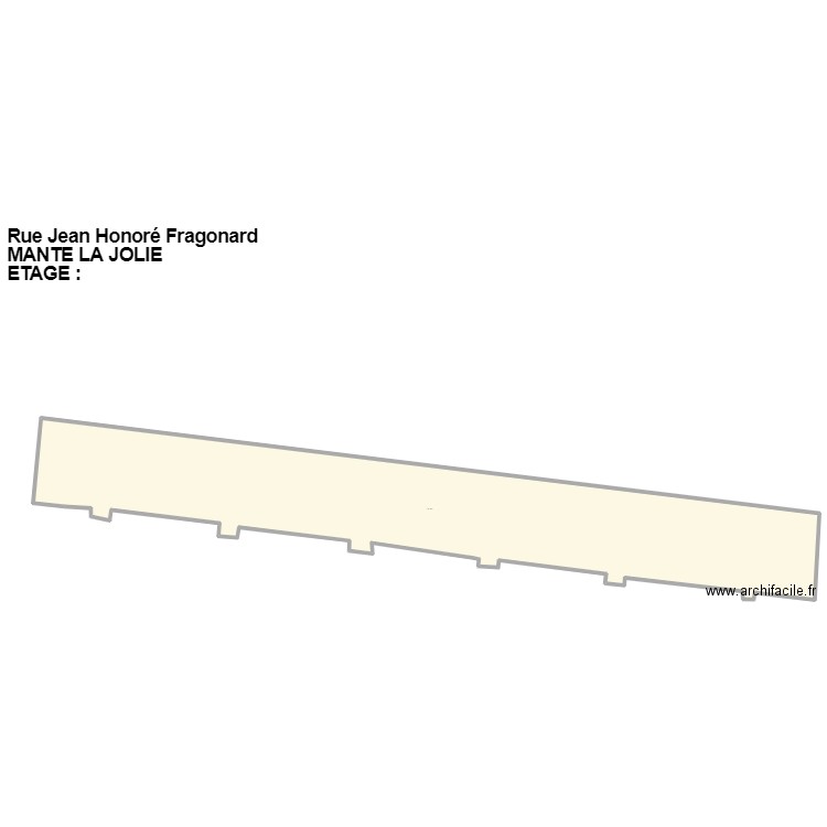fragonard mantes la jolie. Plan de 0 pièce et 0 m2