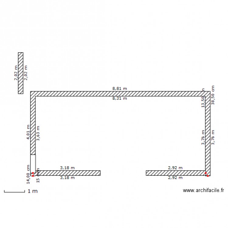 Abri jardin. Plan de 0 pièce et 0 m2