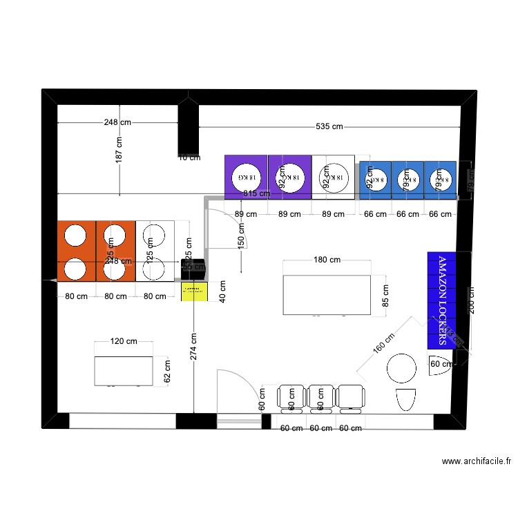 TARBES4. Plan de 1 pièce et 50 m2