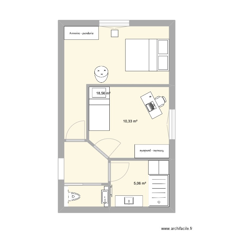 seminaire. Plan de 0 pièce et 0 m2