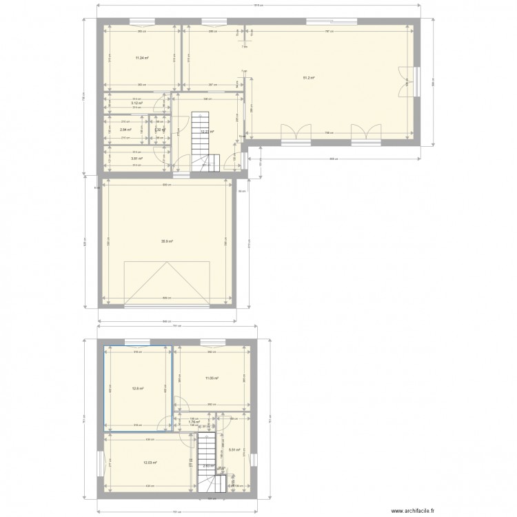 ledouble3. Plan de 0 pièce et 0 m2