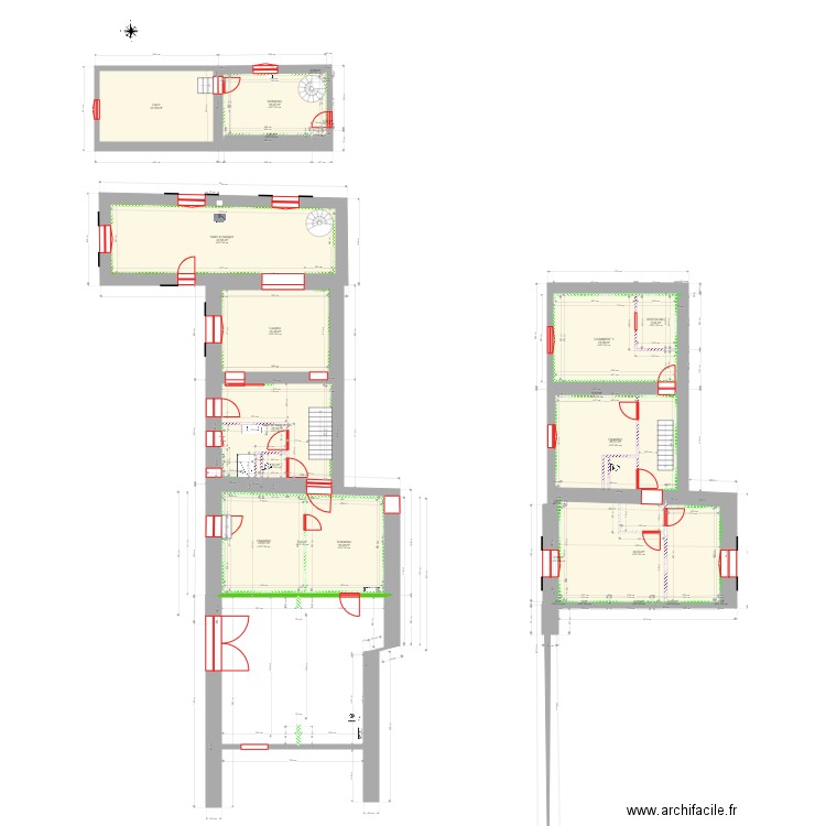 MAISON RANCHAL PLAN 19-10-24 modif ch rdc SANA MEUBLE. Plan de 0 pièce et 0 m2