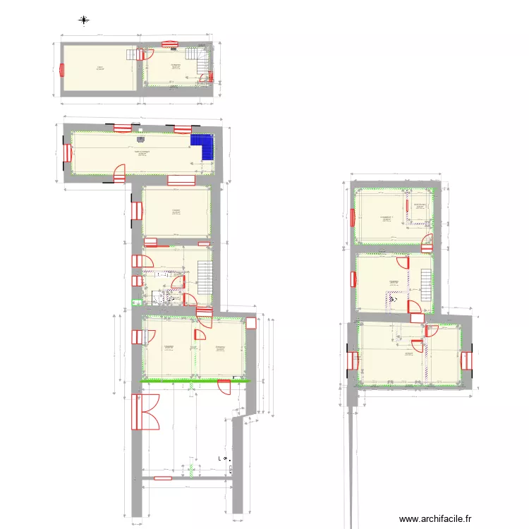 MAISON RANCHAL PLAN 19-10-24 modif ch rdc SANA MEUBLE. Plan de 