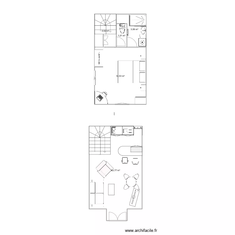 Ch&acirc;teau . Plan de 