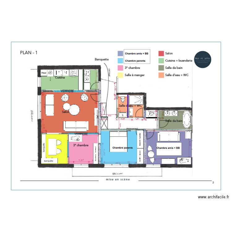 plan 3 15eme . Plan de 0 pièce et 0 m2