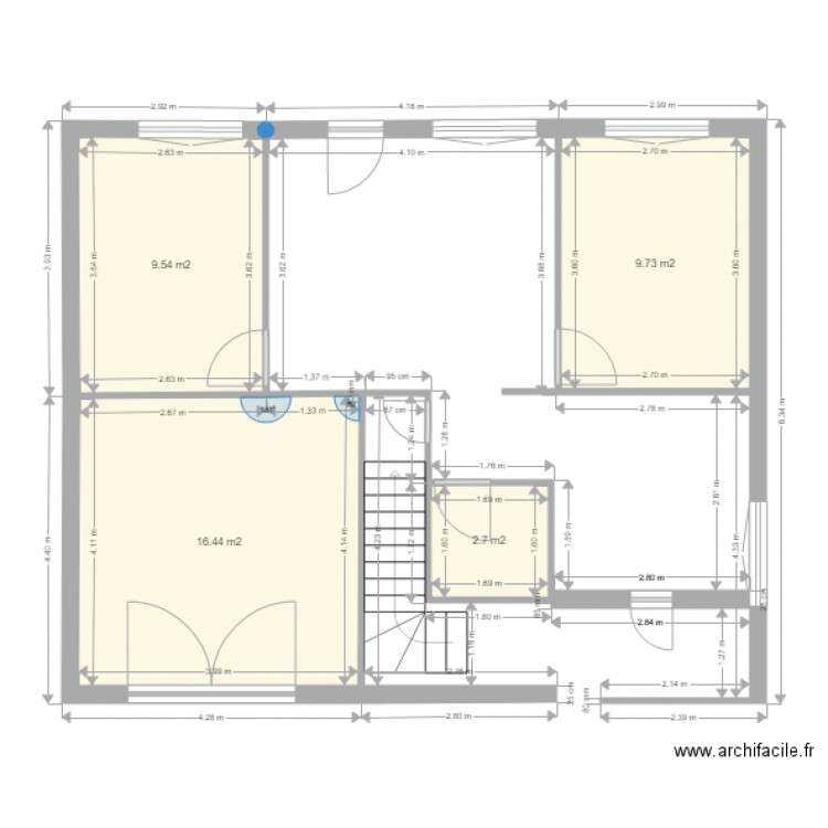 rez de jardin. Plan de 0 pièce et 0 m2