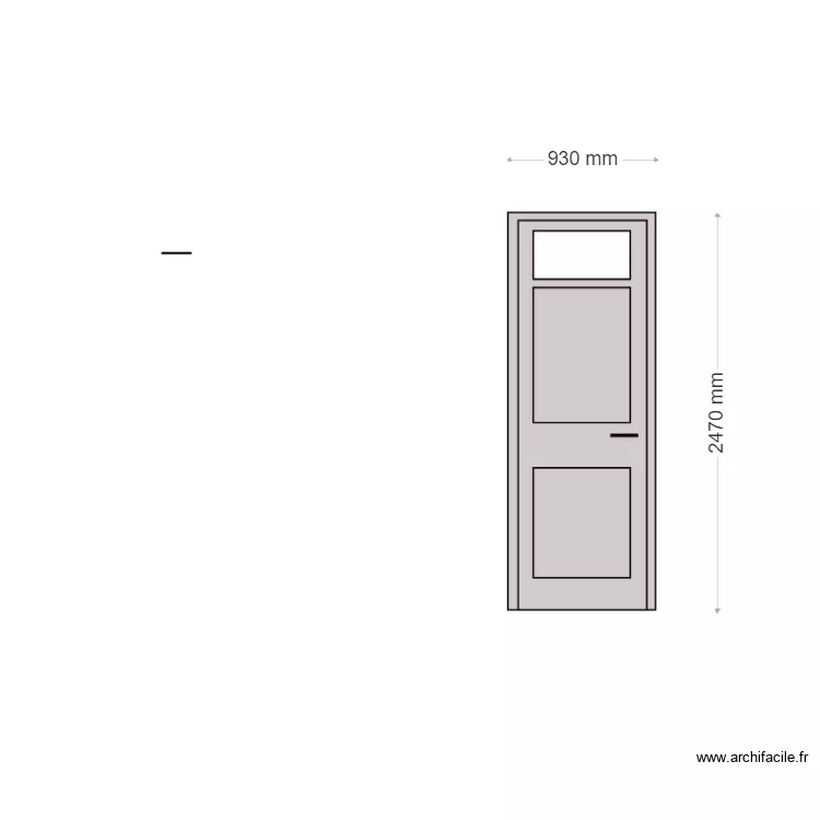 porte dentree Bordeaux. Plan de 