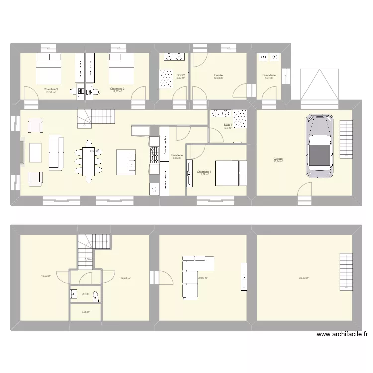 Iss&eacute;. Plan de 