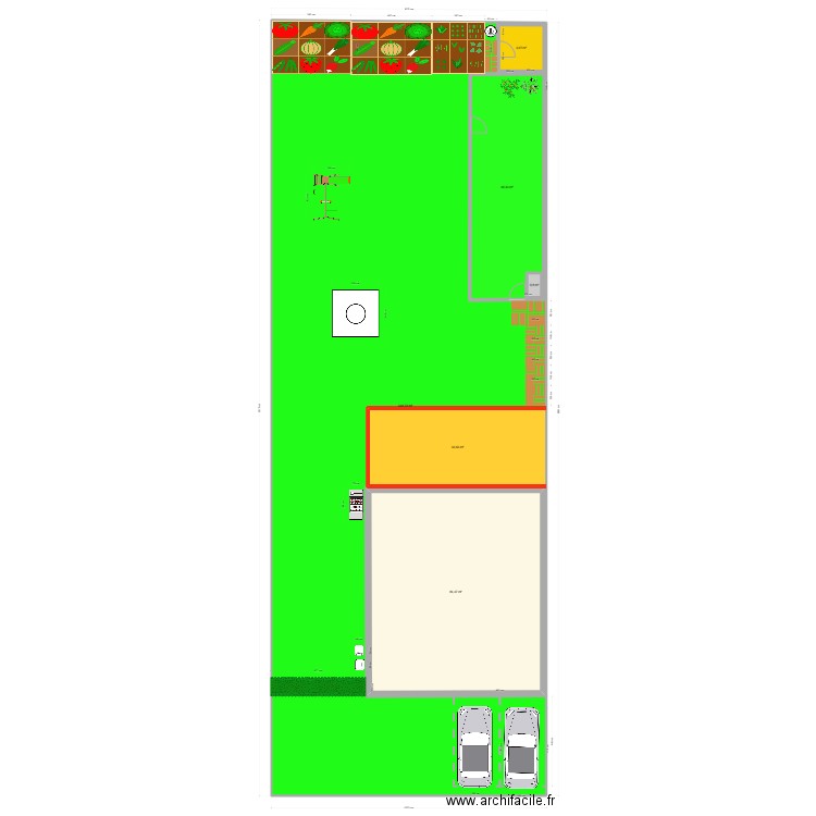 clos nympheas. Plan de 6 pièces et 658 m2