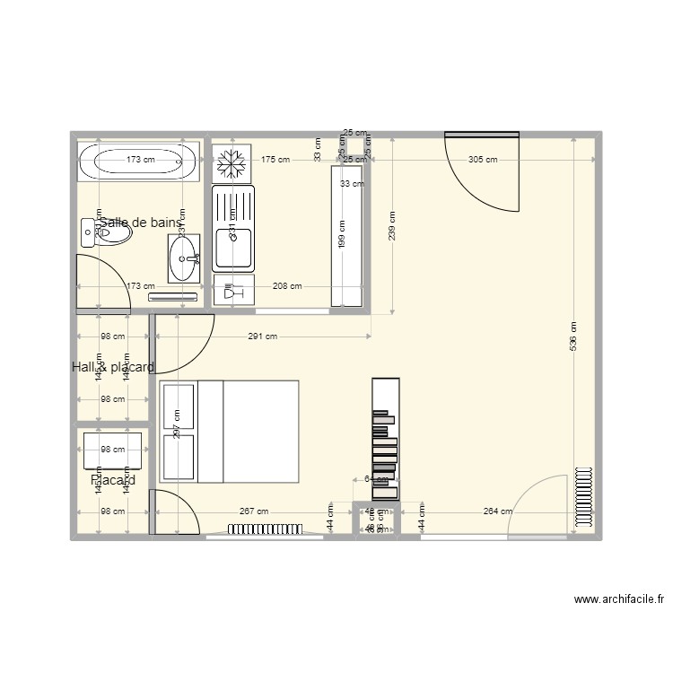 Appartement Kilian. Plan de 0 pièce et 0 m2